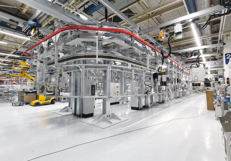 采埃孚德國(guó)變速箱裝配線(xiàn)